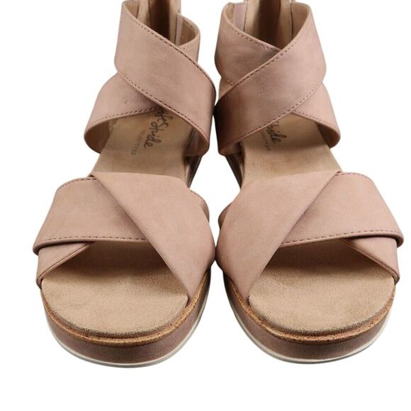 LifeStride Shoes Womens 7 Sandals Fashion Comfort Dressy Ankle Strap Zip Pink - Picture 14 of 15